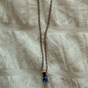 Effy Elegant Blue Pendant Necklace